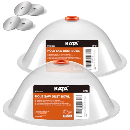 Bol anti-poussière scie cloche silicone KATA collecteur pour spot plafond et cloison