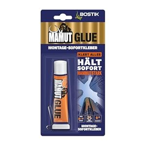 BOSTIK – BOSTIK MAMUT GLUE Weiß - Hybrid-Universalklebstoff, Flexible