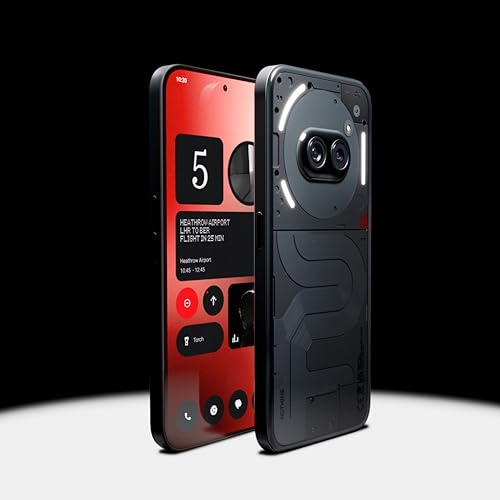 Image of Nothing Phone (2a) 5G (Black 12GB RAM 256GB Storage) | 6.7 inch AMOLED Display | 50MP (OIS) + 50 MP | 32 MP Front | Mediatek Dimensity 7200 Pro Processor | Glyph Interface | 45 W Charging 100% in 59 mins