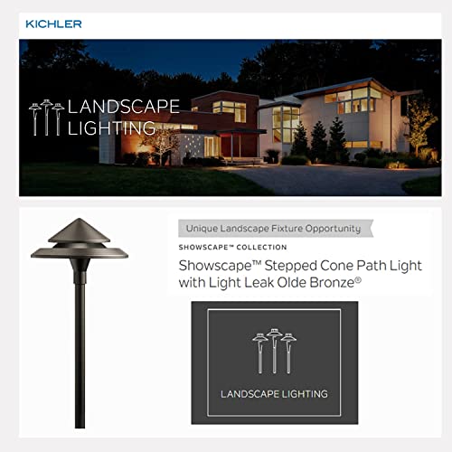 Kichler 3-Watt Olde Bronze Low Voltage Led Path Light #TOP4