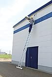 Aluminium-Seilzugleiter 2 x 21 Sprossen Arbeitshöhe bis ca. 12,00 m