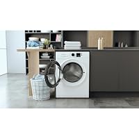 Bauknecht BPW 914 A Waschmaschine Frontlader/ 9kg/ kraftvolle Fleckentfernung/Kurz 45 / Clean Plus/Kurz 30 / Anti-Allergie Plus/Mengenautomatik/Option Extra Touch/Dynamic Inverter Motor, Weiß – Ansicht 8