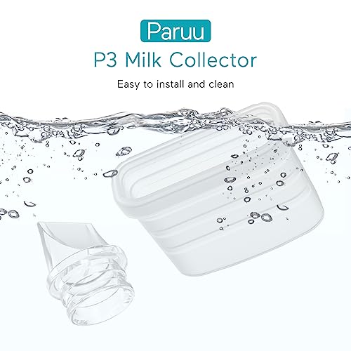Image of Paruu P10 Duckbill Valves & Silicone Diaphragm, P10 Original Breast Pump Parts, Wearable Breast Pump Replacement Accessories, 2 Pack Set