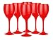 Produktbild Sendez 6 Rote Weingläser Set 300ml im 6er-Pack Weinglas r Weißweingläser Weinkelch