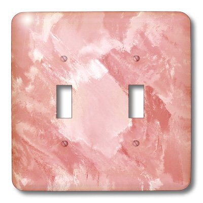 Interruptor de luz 3dRose lsp_26208_2 con placa decorativa floral iris rosa 3