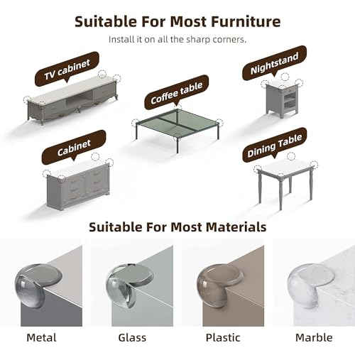 Image of 【15 pcs】 Corner Protector Baby, Corner Protector, Anti-Baby Corner and Edge, Baby proofing-Used for Table Corner Protector, Protect Baby Safe, Transparent