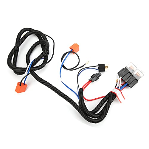 Faro de bombilla H4 sin parpadeos con kit de cable impermeable PE 4