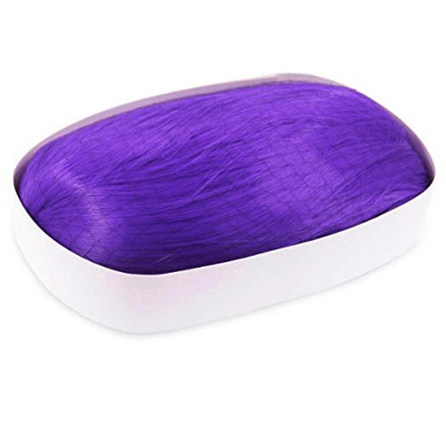 akstore 28 inch fashion wigs long wavy curly hair cosplay wig purple