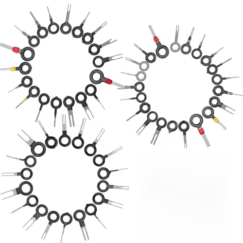 59 Pieces Pins Terminals Removal Tools Terminal Pin Extractor Puller Repair Remover Key Tools for Car Auto Wire Connector