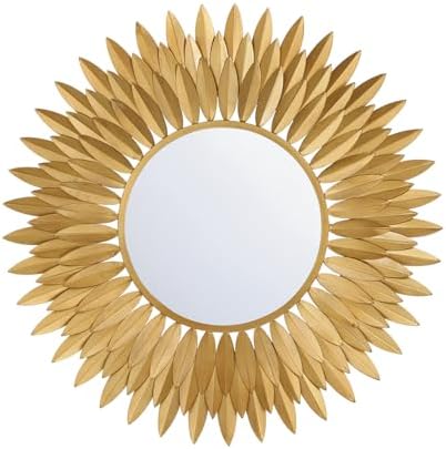 Crystorama Broche Antique Gold 24in Mirror