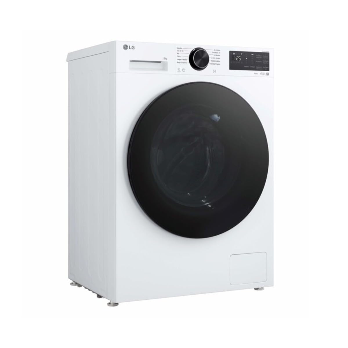 Lavadora LG F2X50S8TLB 8 kg, 1200 rpm, color blanco