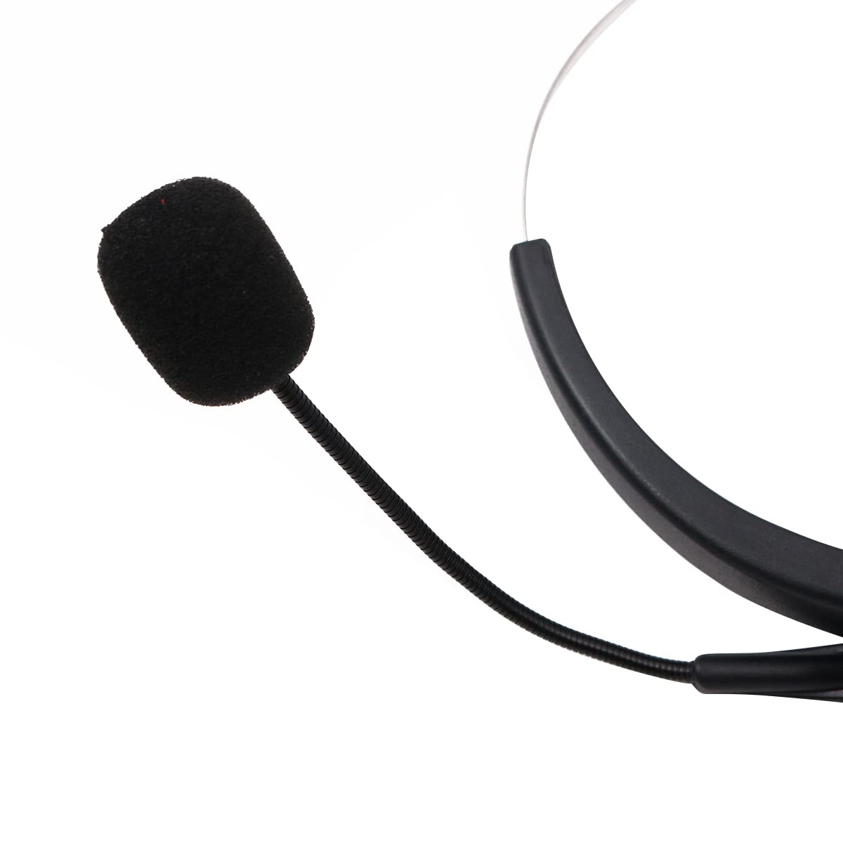 Auricular de teléfono Universal Auricular de Manos Libres de conexión Directa para teléfonos fijos con Cable - Auricular de teléfono monoaural