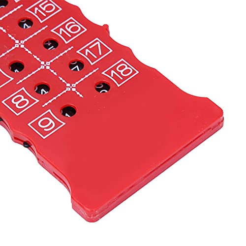 Golf Score Counter, contador de golpes para 18 hoyos miniatura 5
