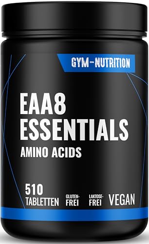 Multi Amino - EAA Pattern 510x EAA Tabletten mit je 1036 mg - Alle 8 Essentiellen Aminosäuren Komplex hochdosiert - Vegan