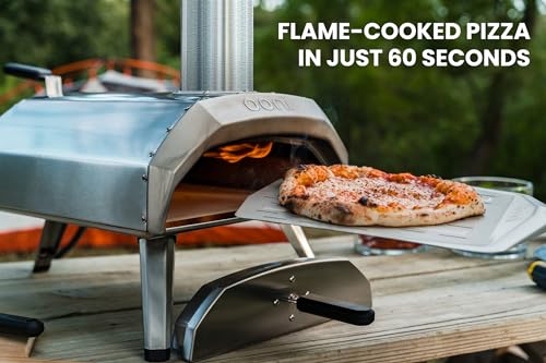 Image of Ooni Karu 12 Multi-Fuel Outdoor Pizza Oven - Portable Wood Fired and Gas Pizza Oven - Outdoor Cooking Pizza Maker - Pizza Oven For Authentic Stone Baked Pizzas - Countertop Pizza Oven