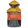 Eddie Bauer E23210S Ravenna Colorblocked Dog Windbreaker Jacket in Small, Orange and Blue #3