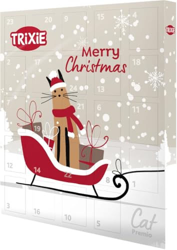 TRIXIE Calendario de Adviento Premio para gatos con diversas golosinas, 2 unidades