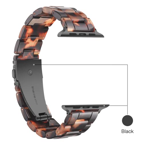 Image of Light House Apple Watch Bands-Fashion Lightweight Resin iWatch Bands for Women Men 38mm /40mm /41mm /42mm(Series 11 10), 49mm /46mm /45mm /44mm /42mm(S 3 2 1), Compatible with Apple Watch Series 11 SE 10 9 8 7 6 5 4 3 Ultra