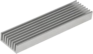 Heatsink Radiator Cooler Radiator 100X25X10MM Aluminum Heat Sink Fins Fast Thermal Conductivity Thermal Bar