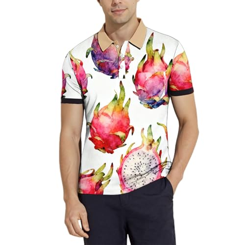 Polo imprimé graphique homme avec poche et manches courtes pour un look soigné