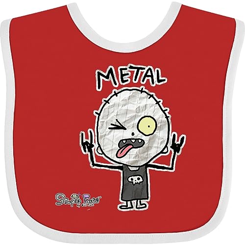 Image of inktastic Metal Face Baby Bib - Gus Fink Studios
