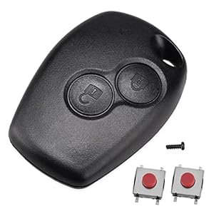 HooRLZ Schlüsselgehäuse für R-enault Trafic Master Dacia Dustuer Sandero Logan Opel Movano Vivaro Schlüssel, Autoschlüssel Dacia 2 Tasten, Vivaro Ersatzschlüssel, Renault Fernbedienung