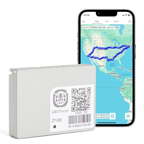UBITracer Multi-Sensor GPS Tracker for Vehicles, Asset Tracking, Temperature Monitor, Security Alert. Accurate Location. Long Battery Life. Global Coverage. Subscription Required with Free Trial.