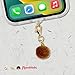 Sonix Dust Plugs - USB C + Lightning Compatible - Monchhichi Silicone Character Charging Port Charms (3 Pack) - Monchhichi, Pom Pom, Logo