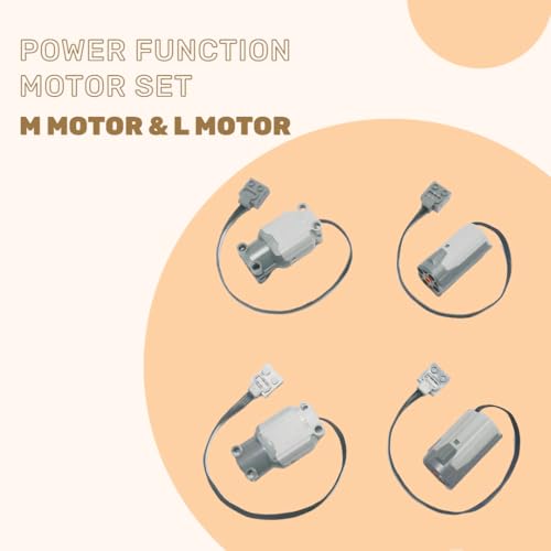 Image of 10-in-1 Motor Kit Compatible with Lego Technic, Power Function Motor Set, Advanced Control Functionality, Ultimate Compatibility