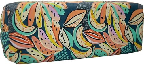 Estojo Escolar Tropical Estilo Natureza Estampado Estampa:Banana. Perfeito Para Guardar seus Lápis, Canetas, Borrachas e Outros Materiais Escolares com Muito Estilo.