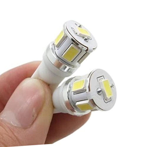 Bombillas LED T10 Wedge 2 unidades Blanca Alta Potencia miniatura 7