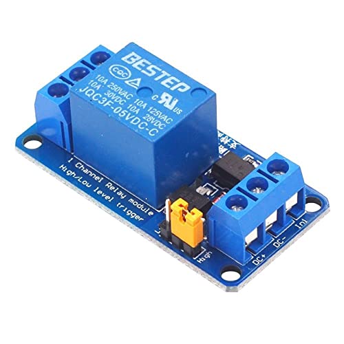 IQLZDNKL Módulo de relé de 1 Canal, 3,3 V, 5V, 12V, 24V, Disparador de Alto y bajo Nivel, módulo de relé de Aislamiento optoacoplador Dual(24v)
