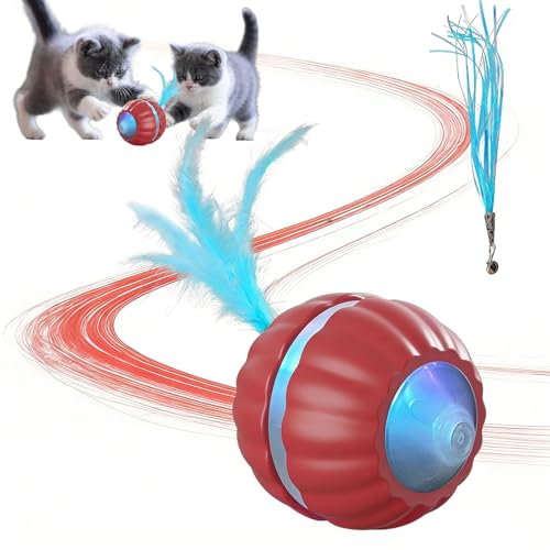 Interaktives Katzenspielzeug, Katzenspielzeug Elektrisch, Katzenball Elektrisch Katzenspielzeug...