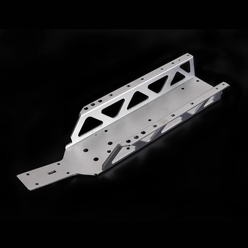 Metal Main Frame Chassis RC Replacement Parts for Rovan Rofun BAHA Baja 1/5 5B 5T 5SC RC Car, Silver