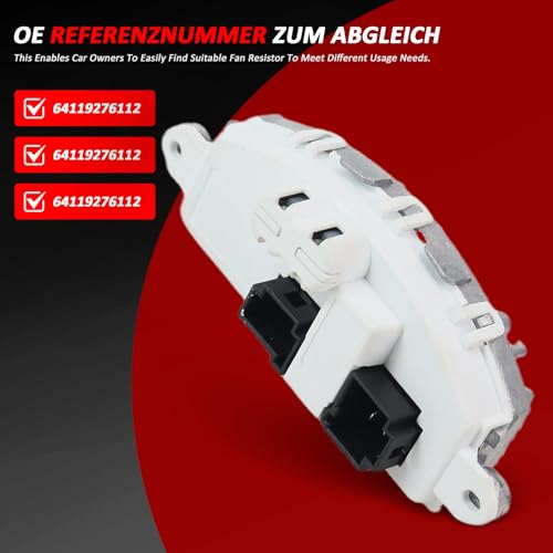 Image of 2011-2025 For BMW 230i 320i 328d 328i 330E 330i 335i 340i 430i 435i 440i i8 M2 M3 M4 X5 X6 Heater Blower Regulator Replace# 64119231742 64119270251 64119270254 64119276112