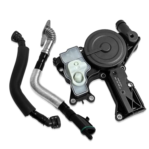 06H103495AJ Engine Crankcase Vent Valve Oil Separator Compatible with Audi A3 A4 A5 A6 Q3 Q5 TT Fit For VW Beetle CC Eos GTI Jetta Passat Tiguan 06H103495AE 06H103495AD