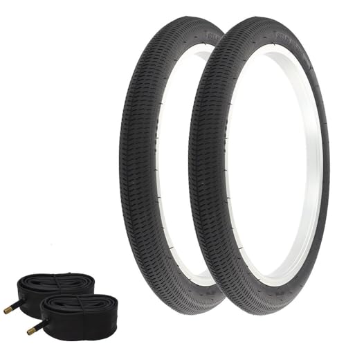 2 PRO+ HIGH Performance Bicycle BMX TIRE 18' X 1.95 All Black BMX/Freestyle...