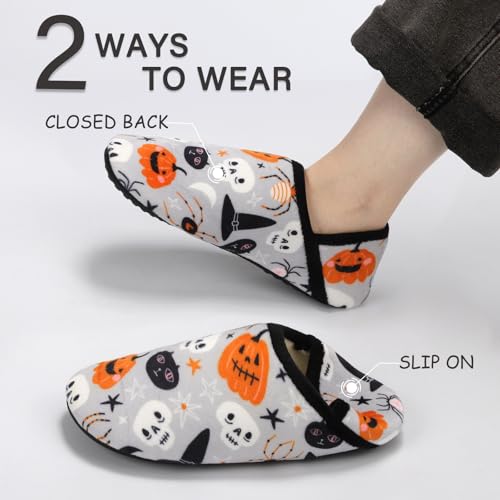 Image of ATHMILE House Slippers for Women Men Indoor Barefoot House Shoes Soft Socks | Furry Slip on Cozy Comfy Flexible Machine Washable Home Bedroom Travel Hospital Yoga Gifts for Mom Grandma