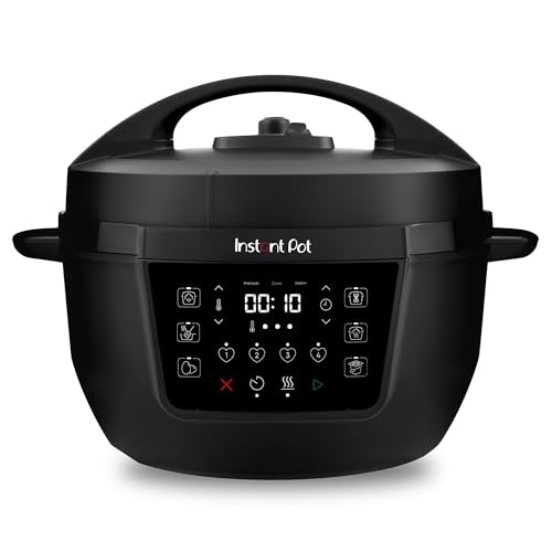 Instant Pot Multikocher XL 7.1L 7-in-1 Smart Cooker - Schnellkochtopf, Schongarer, Reiskocher, Sautierpfanne, Joghurtbereiter, Dampfgarer und Speisewärmer, Schwarz