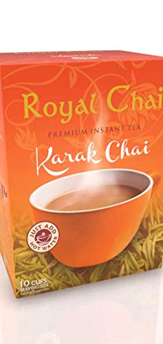 R & R Enterprises Instant Chai Pulver, Karak Chai süß, 300 g (1er Pack), 10 Portionen