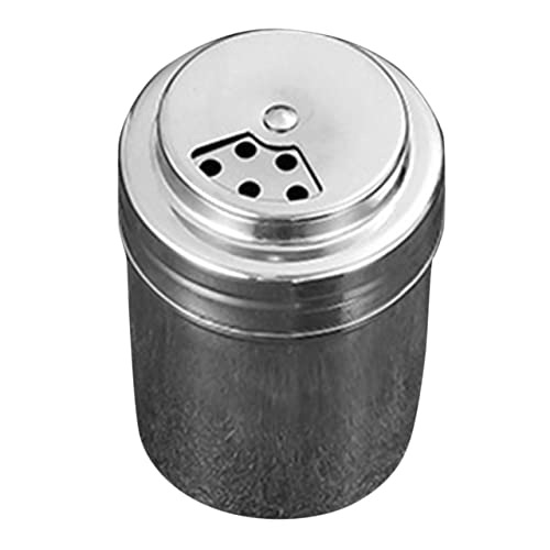 PRETYZOOM Tarro De Especias De Acero Inoxidable Frasco De Especias Para Cocinar Recipiente De Condimentos Tapa Para Sal y Pimienta La Cocina