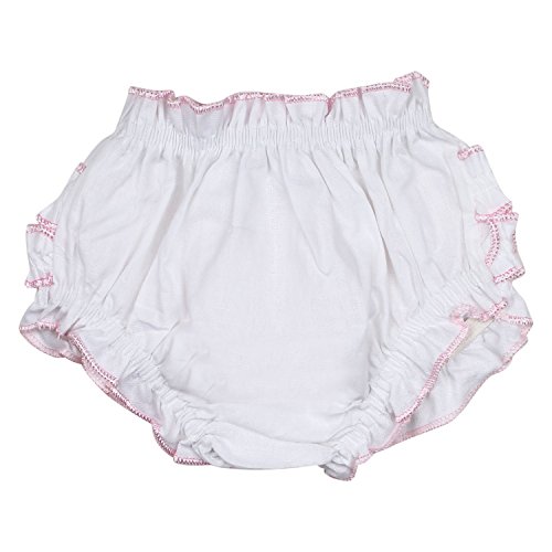 Image of GURU KRIPA BABY PRODUCTS Presents Cotton Fabric Back Frill Panty for Baby Girl Inner Wear Drawer /Bloomer Underwear Brief Girl Casual Nikker for Baby Girls Pack of 6Pcs