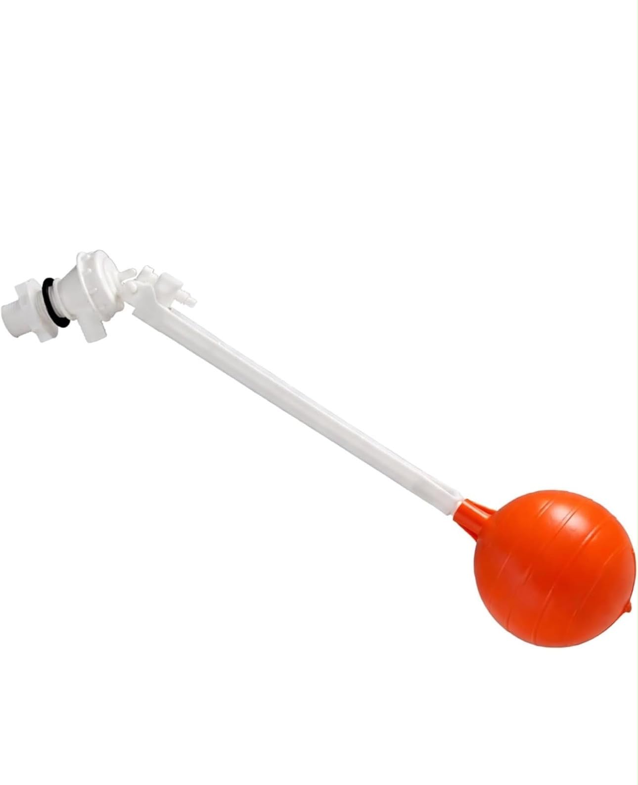 Plastic PVC Ball Cock Float Valve Set with Ball Parry type - Durable Water Float Ballcock Valve for Flush Tank, Toilet Accessory for Home(White)-image-23
