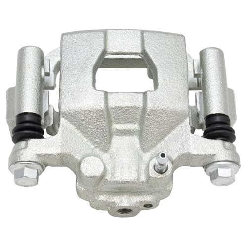 Image of TRQ Performance Rear Brake Pad and Rotor Set Semi Metallic Slotted Drilled | For 2013 Nissan Altima