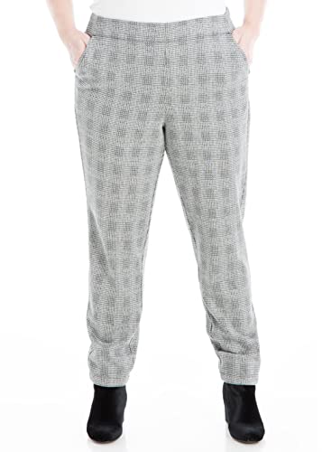 Max Studio Women's Plus Size Slim Double Knit Pant