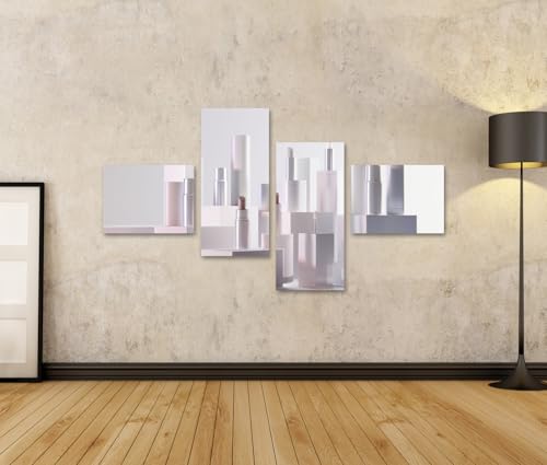 Toile murale cosmétique tons pastel de haute qualité artistique