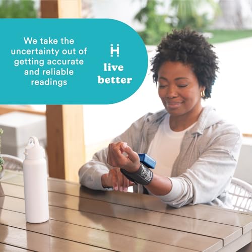 Image of Homedics Blood Pressure Monitor, Automated Wrist Blood Pressure Machine for Home use with Easy One-Touch Operations. Stores up to 120 Readings (60 Readings per 2 Users). Cuff and Storage Case Included