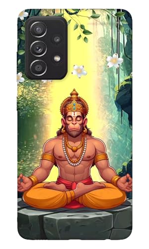Image of 3D Premium Printed ''''Lord'''' ''''Hanuman'''' Mobile Back Cover & Case Designer for Samsung Galaxy A52s