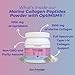 Zen Principle Hydrolyzed Marine Collagen Peptides Powder with OptiMSM® Supplement. Clinically Tested for Skin Support. Wild-Caught Fish, Non-GMO. Container 16 oz