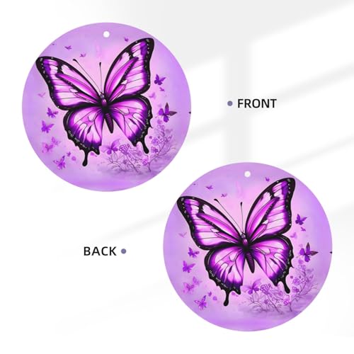 Hojas aromáticas Purple Butterfly para auto miniatura 3